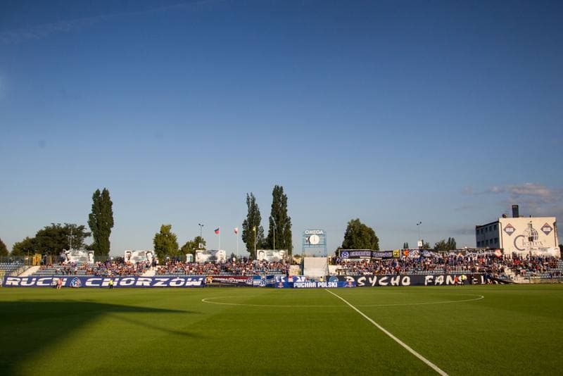 Football. Polish Cup. Ruch Chorzow - Chrobry Glogow. 08.08.2017