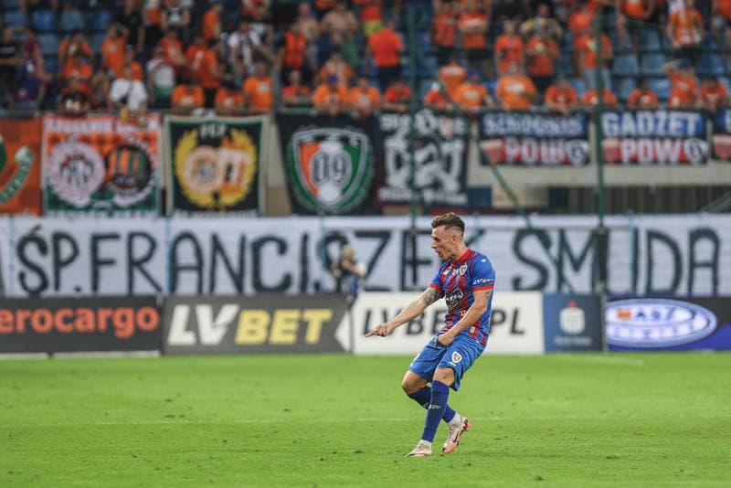Football. PKO BP Ekstraklasa. Piast Gliwice - Zaglebie Lubin. 24.08.2024