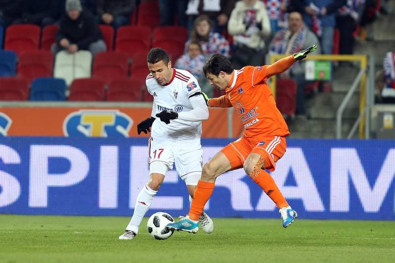 Football. Lotto Ekstraklasa. Gornik Zabrze - Bruk-Bet Termalica Nieciecza. 19.02.2018
