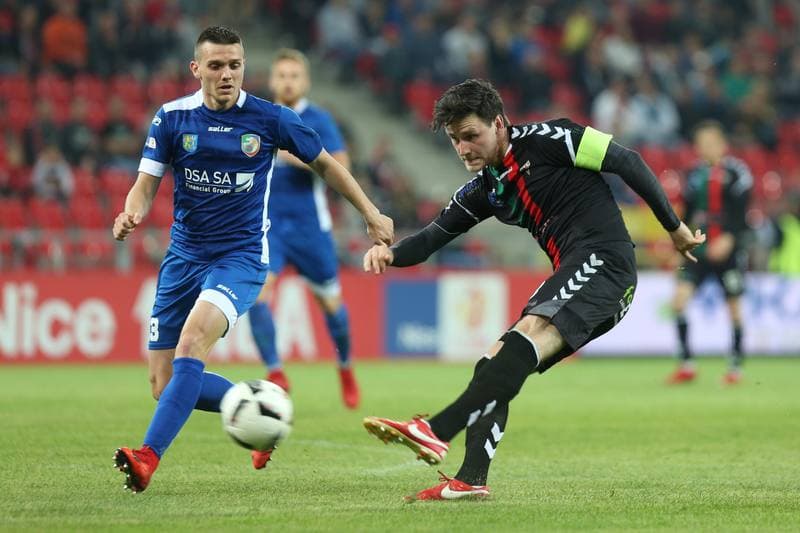 Football. Nice I Liga. GKS Tychy - Miedz Legnica. 04.05.2018
