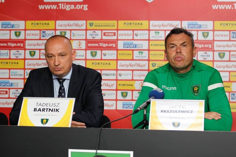 Football. GKS Katowice. Press Conference. 19.07.2018