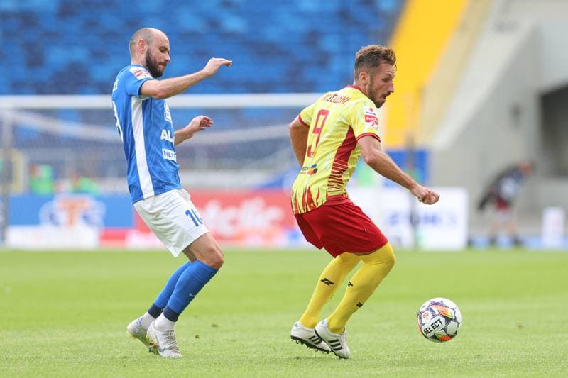 Football. Betclic I liga. Ruch Chorzow - Znicz Pruszkow. 28.07.2024