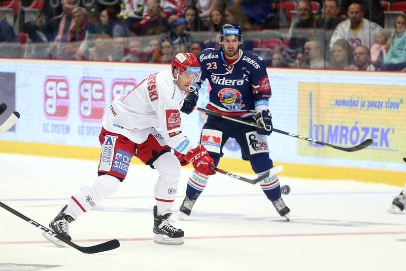 Ice Hockey. Tipsport Extraliga. Ocelari Trinec - HC Vitkovice Ridera. 07.10.2018