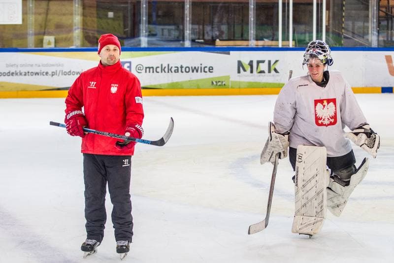 Ice Hockey. Poland national team. Training. 04.01.2022