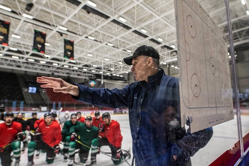 Ice Hockey. GKS Tychy. Training. 05.01.2022