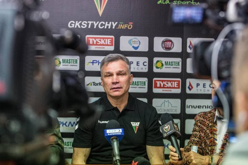 Ice Hockey. GKS Tychy. Press Conference. 05.01.2022