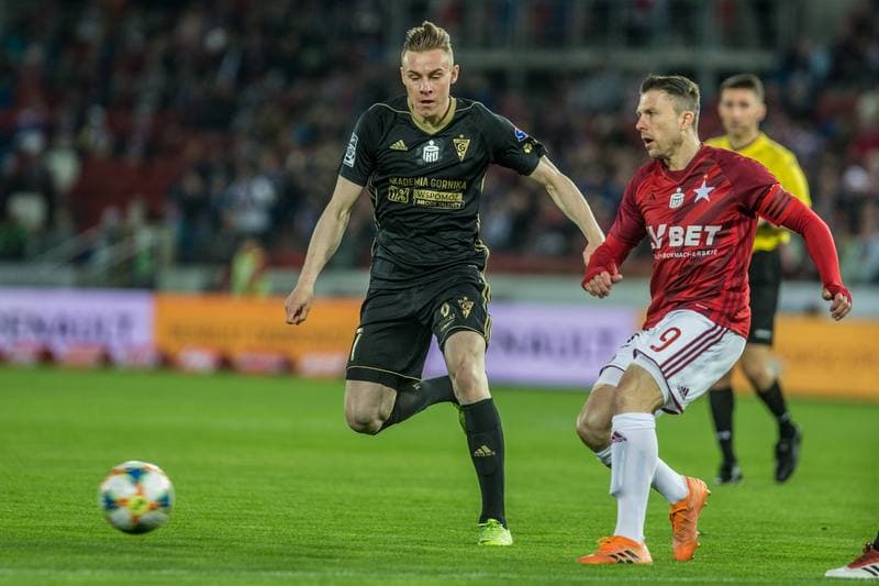Football. Lotto Ekstraklasa. Gornik Zabrze - Wisla Krakow. 03.05.2019