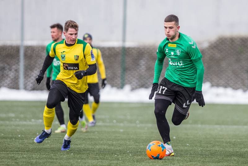 Football. Sparing. GKS Katowice - GKS Jastrzebie. 22.01.2022