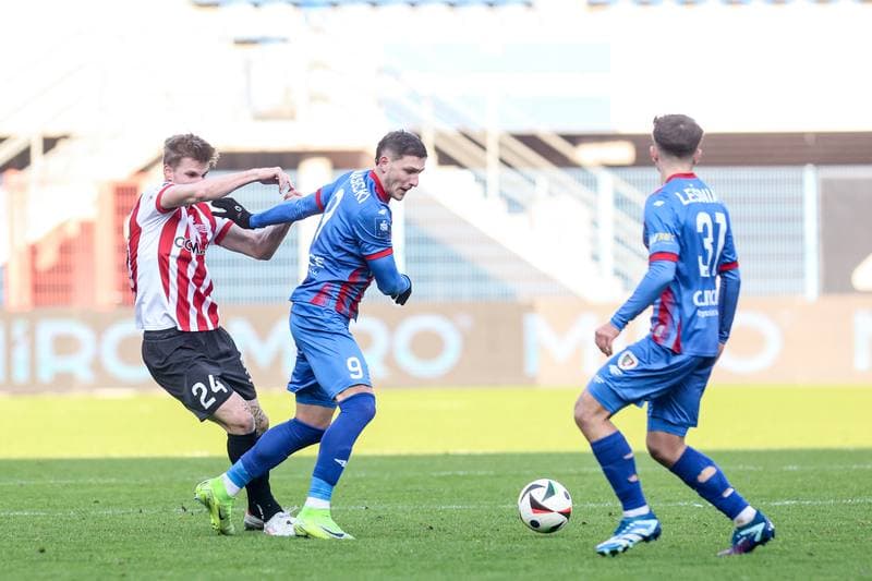Football. PKO BP Ekstraklasa. Piast Gliwice - Cracovia Krakow. 08.12.2024
