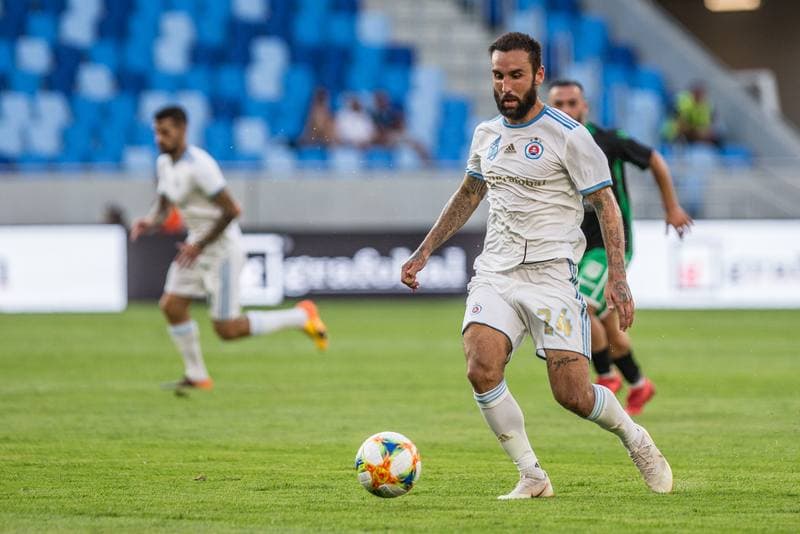 Football. Europa League. Slovan Bratislava - KF Feronikeli. 24.07.2019