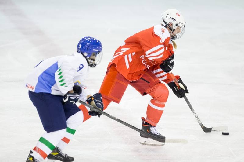 Ice Hockey. Women's World Championship Division 1B. Poland - Italy. 12.04.2022