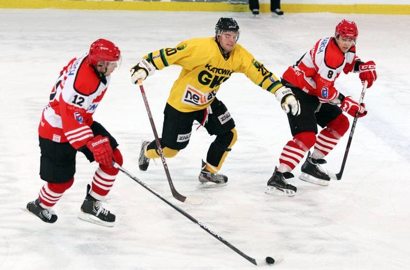 Ice Hockey. Polska Liga Hokeja na Lodzie. HC GKS Katowice - Comarch Cracovia Krakow. 27.01.2013