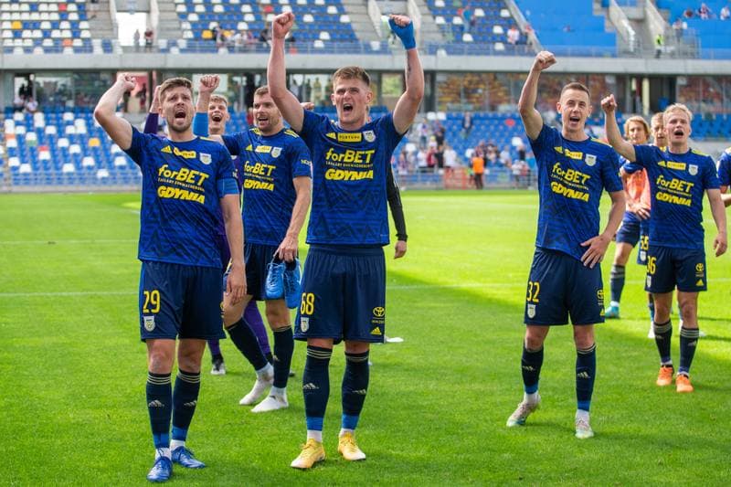 Football. Fortuna I Liga. Podbeskidzie Bielsko-Biala - Arka Gdynia. 17.07.2022