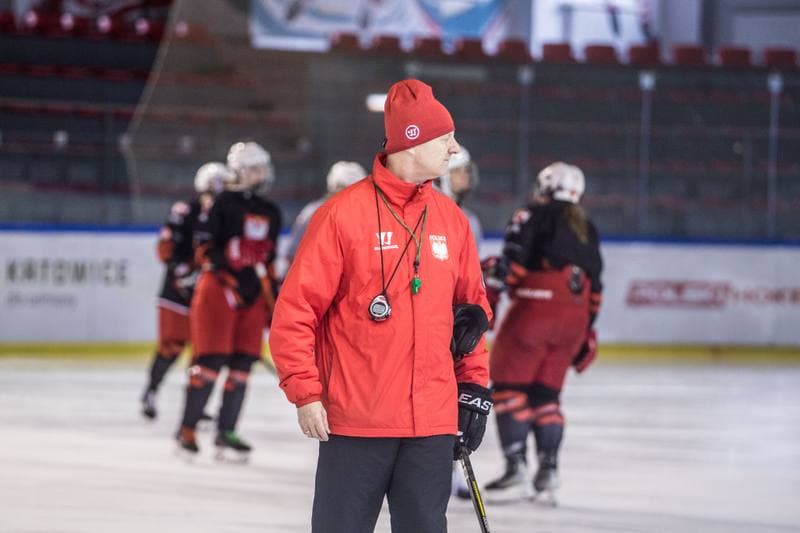 Ice Hockey. Poland national team. Training. 04.04.2022
