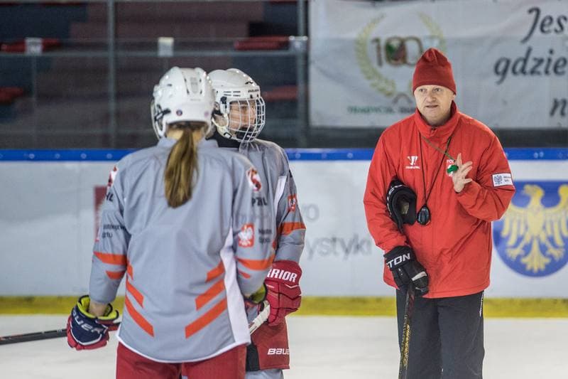 Ice Hockey. Poland national team. Training. 04.04.2022