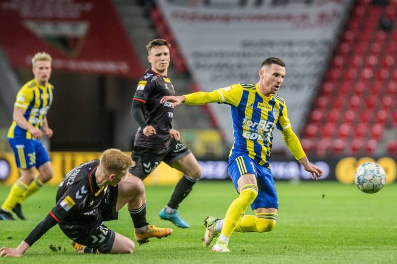 Football. Fortuna I Liga. GKS Tychy - Arka Gdynia. 07.04.2022