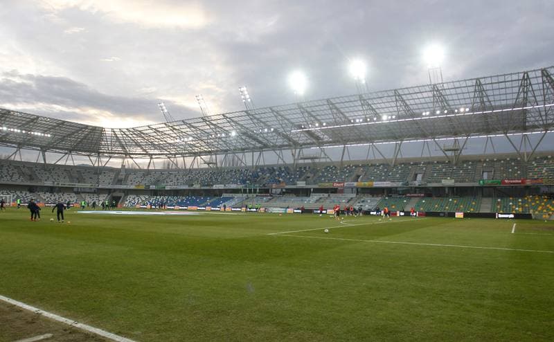 Football. T-Mobile Ekstraklasa. Podbeskidzie Bielsko Biala - Zawisza Bydgoszcz. 14.12.2014