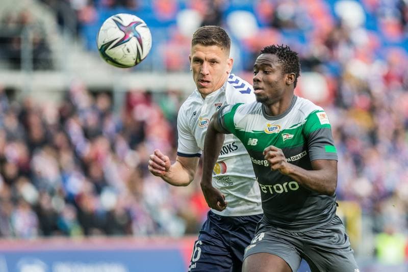 Football. PKO BP Ekstraklasa. Gornik Zabrze - Lechia Gdansk. 18.04.2022