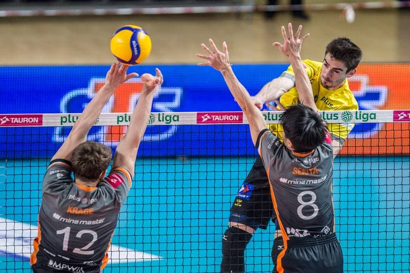Volleyball. PlusLiga. GKS Katowice - Cuprum Lubin. 06.02.2022