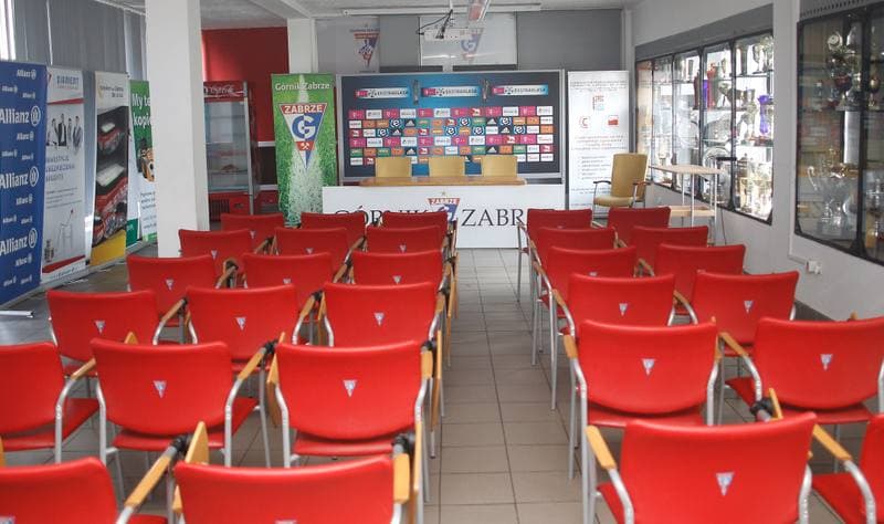 Football. Gornik Zabrze. Press Conference. 01.07.2015