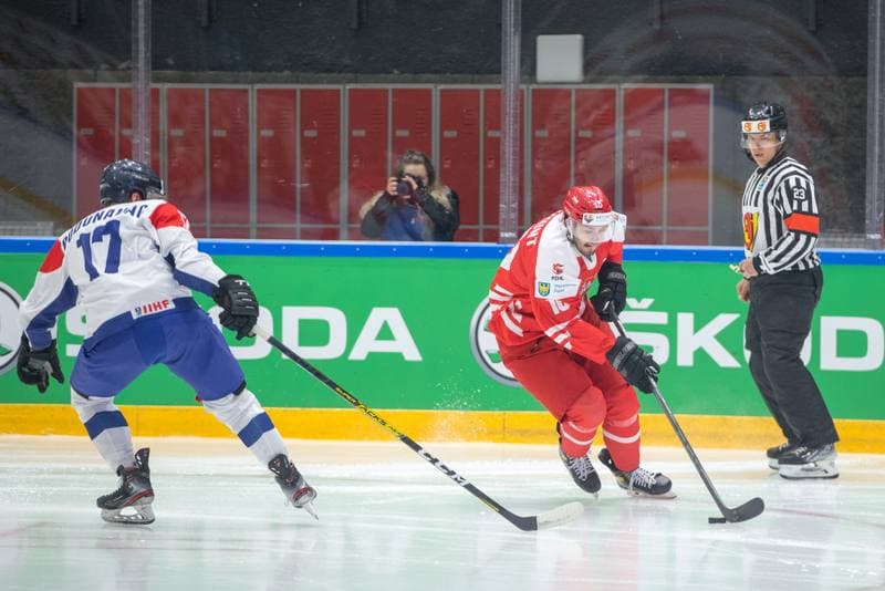 Ice Hockey. World Championship Division 1 Group B. Serbia - Poland. 29.04.2022