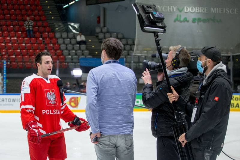 Ice Hockey. World Championship Division 1 Group B. Serbia - Poland. 29.04.2022