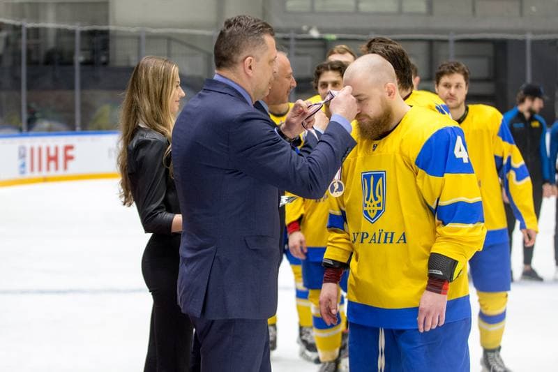 Ice Hockey. World Championship Division 1 Group B. Estonia - Ukraine. 01.05.2022