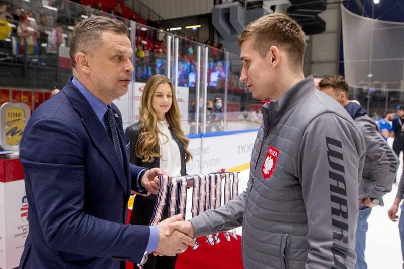 Ice Hockey. World Championship Division 1 Group B. Estonia - Ukraine. 01.05.2022