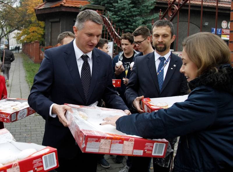 Przemyslaw Wipler. Press Conference. 21.10.2015