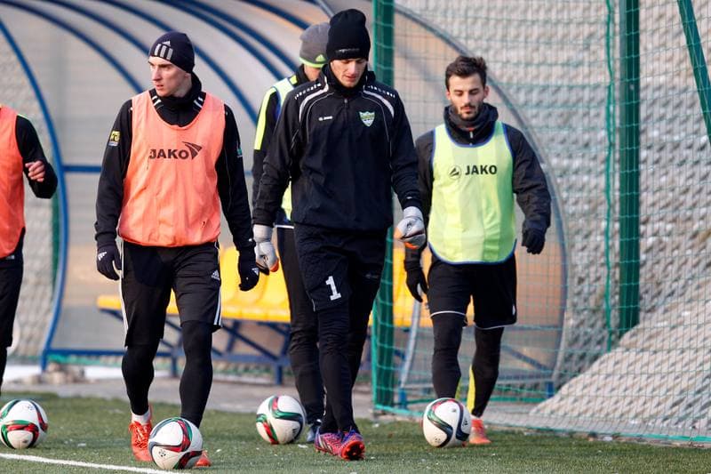 Football. Rozwoj Katowice. Training. 19.01.2016