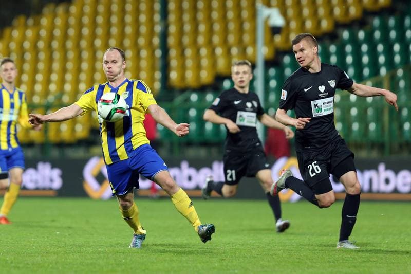 Football. I Liga. Rozwoj Katowice - Arka Gdynia. 06.05.2016