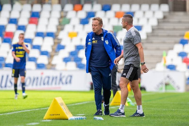 Football. Fortuna I Liga. Podbeskidzie Bielsko-Biala - Arka Gdynia. 17.07.2022