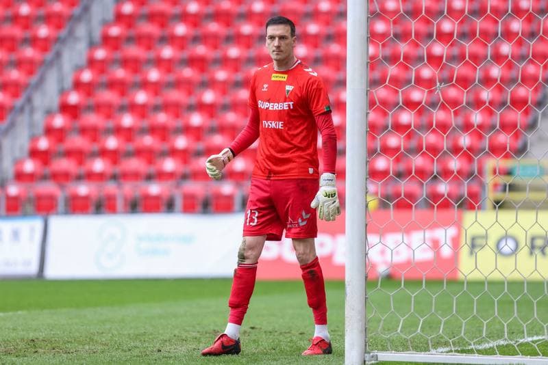 Football. Fortuna I Liga. GKS Tychy - Arka Gdynia. 08.04.2023