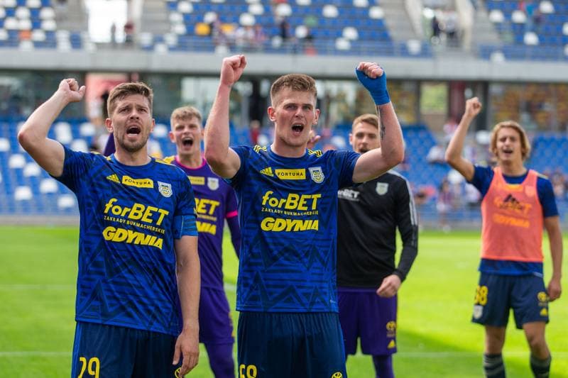 Football. Fortuna I Liga. Podbeskidzie Bielsko-Biala - Arka Gdynia. 17.07.2022