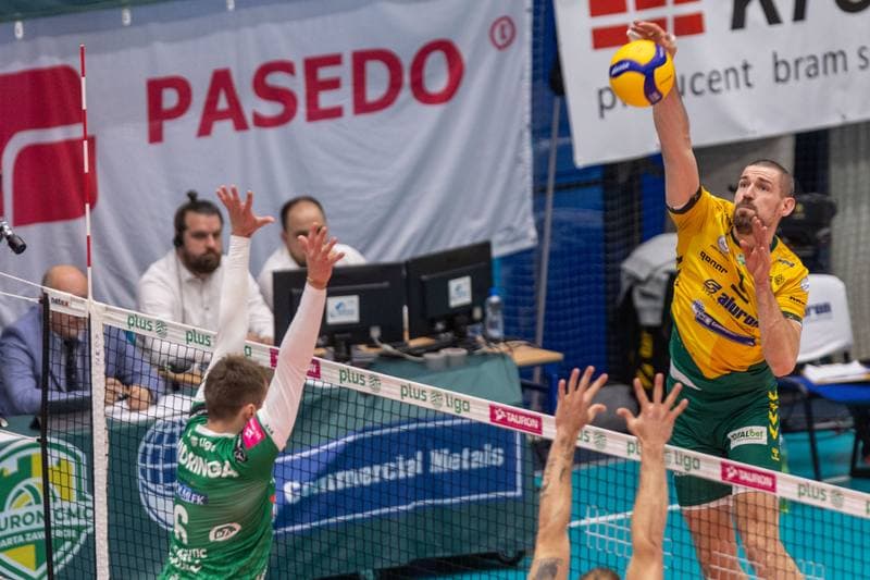 Volleyball. PlusLiga. Aluron CMC Warta Zawiercie - Indykpol AZS Olsztyn. 19.04.2023