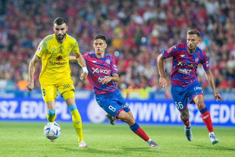 Football. UEFA Conference League. Rakow Czestochowa - FK Astana. 21.07.2022
