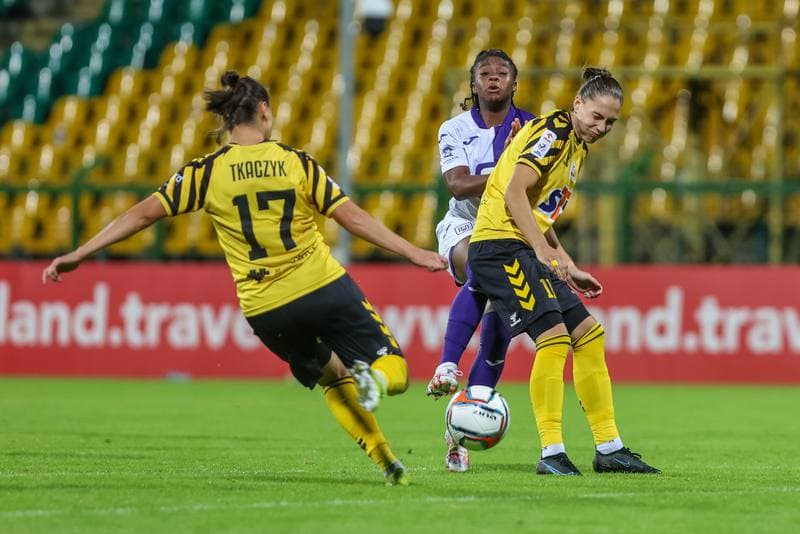 Football. UEFA Women's Champions League. GKS Katowice - RSC Anderlecht. 06.09.2023