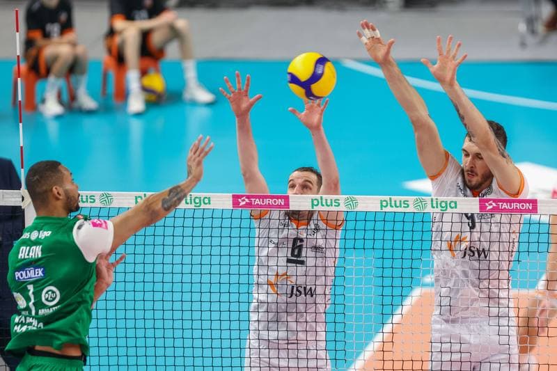 Volleyball. PlusLiga. Jastrzebski Wegiel - Indykpol AZS Olsztyn. 24.10.2023