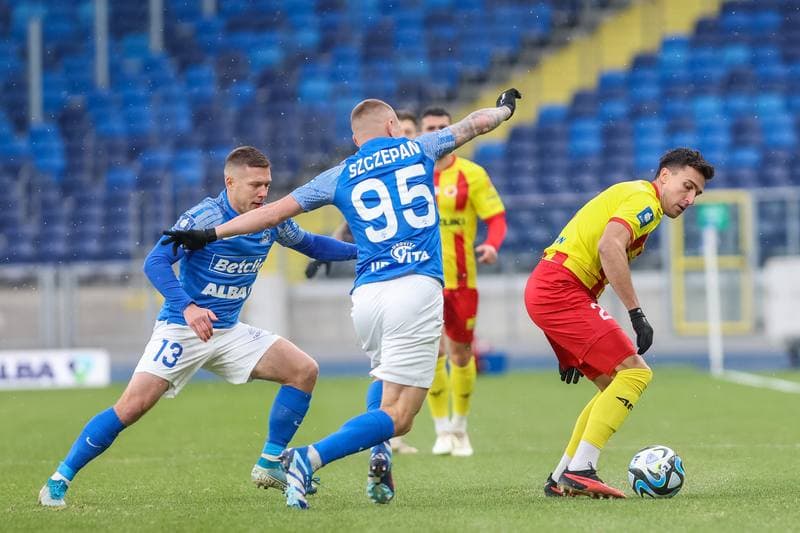 Football. PKO BP Ekstraklasa. Ruch Chorzow - Korona Kielce. 26.11.2023