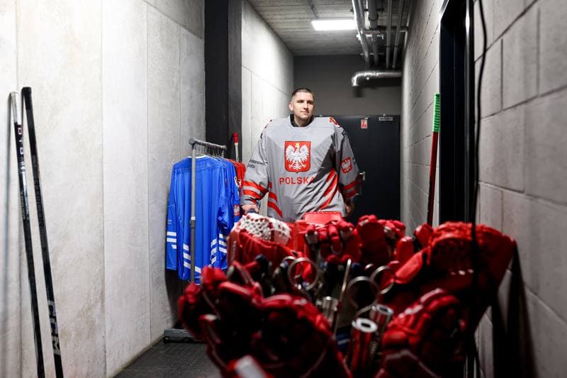 Ice Hockey. Poland national team. Training. 16.04.2024