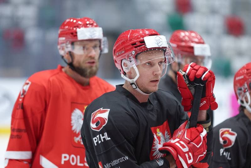 Ice Hockey. Poland national team. Training. 06.05.2024