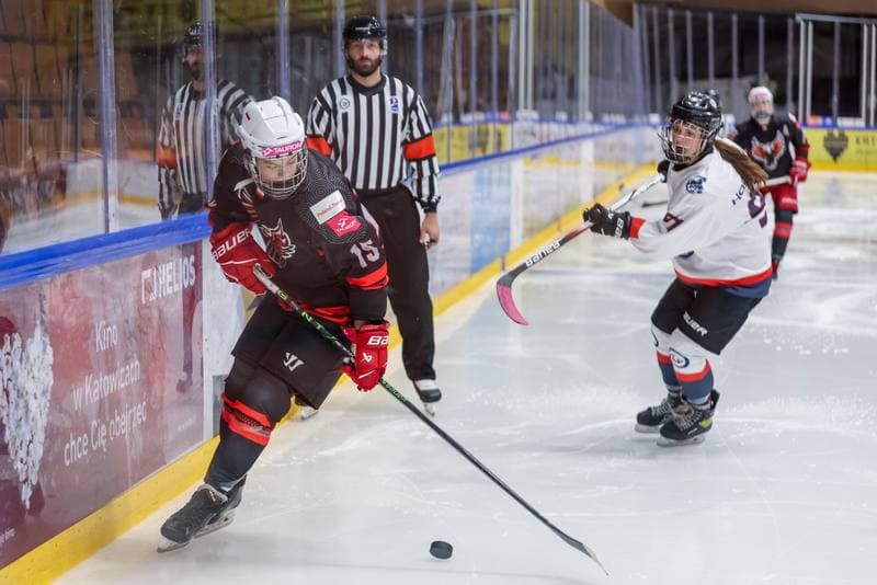 Ice Hockey. EWHL. Tauron Metropolia Silesia - Budapest Jegkorong Akademia. 21.10.2023