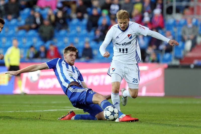 Football. Het Liga. Banik Ostrava - FK Mlada Boleslav. 04.11.2017