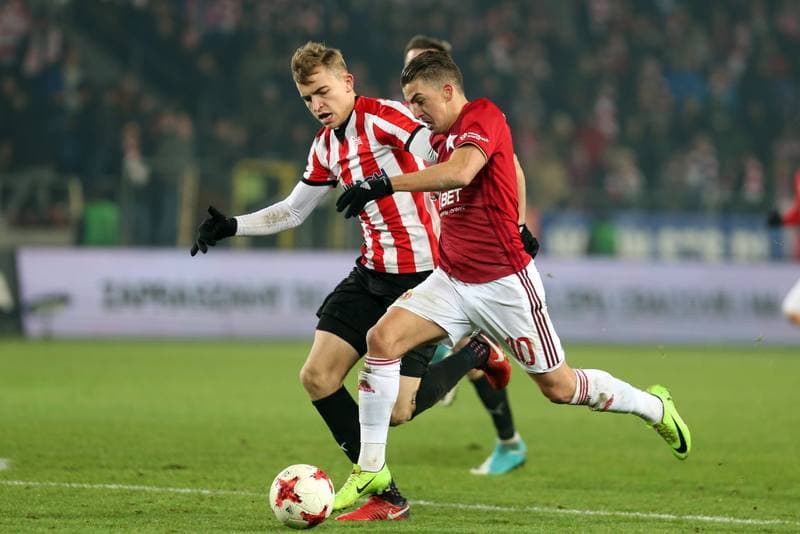 Football. Lotto Ekstraklasa. Cracovia Krakow - Wisla Krakow. 13.12.2017