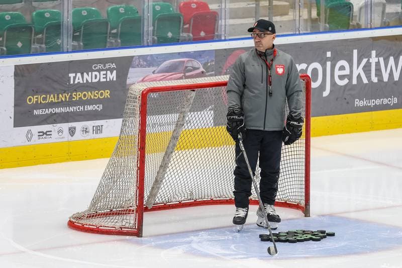Ice Hockey. Poland national team. Training. 07.11.2023