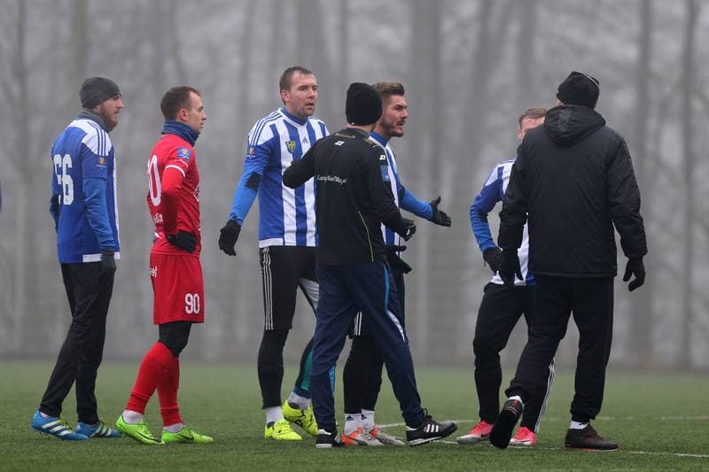 Football. Sparing. Ruch Chorzow - Podbeskidzie Bielsko-Biala. 27.01.2018