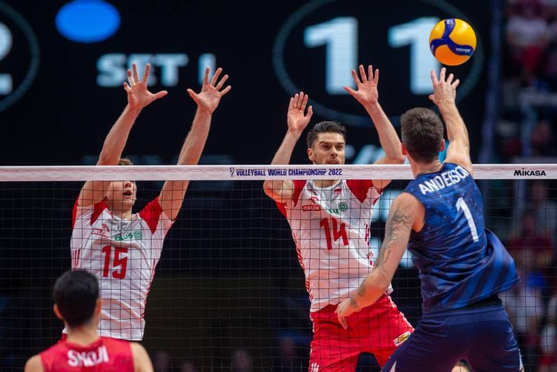 Volleyball. FIVB Men's World Championship. Poland - USA. 08.09.2022