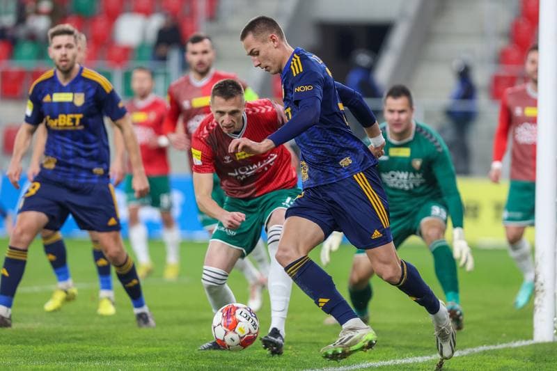 Football. Fortuna I Liga. Zaglebie Sosnowiec - Arka Gdynia. 12.11.2023