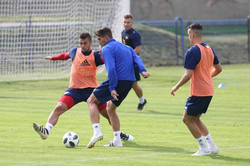Football. Piast Gliwice. Training. 14.06.2018