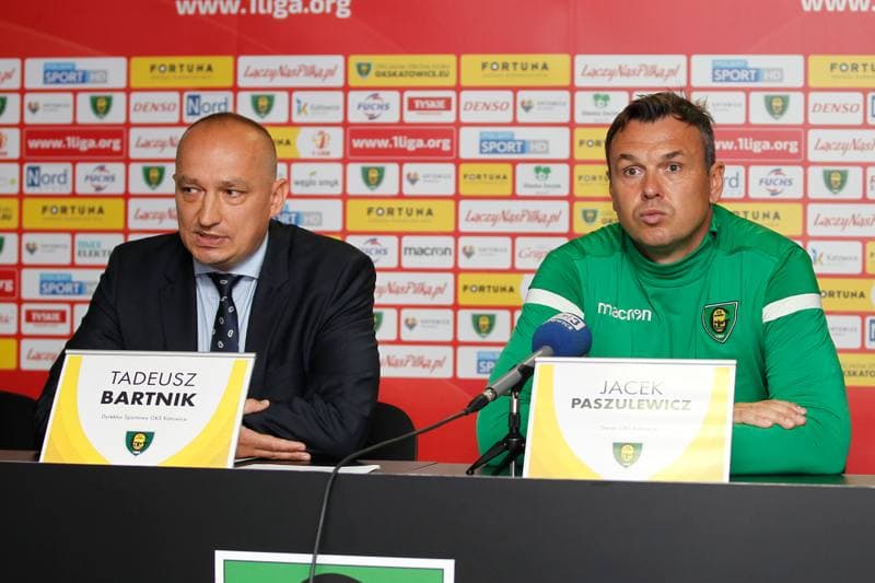 Football. GKS Katowice. Press Conference. 19.07.2018